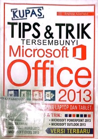 Image of KUPAS TIPS & TRIK TERSEMBUNYI Microsoft Office 2013