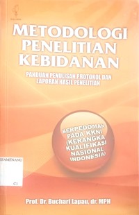 Image of Metodologi Penelitian Kebidanan